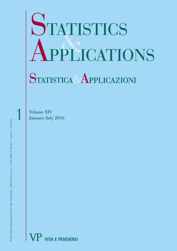 STATISTICA & APPLICAZIONI - 2016 - 1