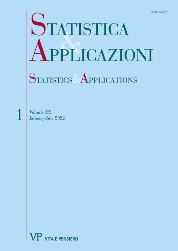 The twentieth anniversary of the journal Statistica & Applicazioni